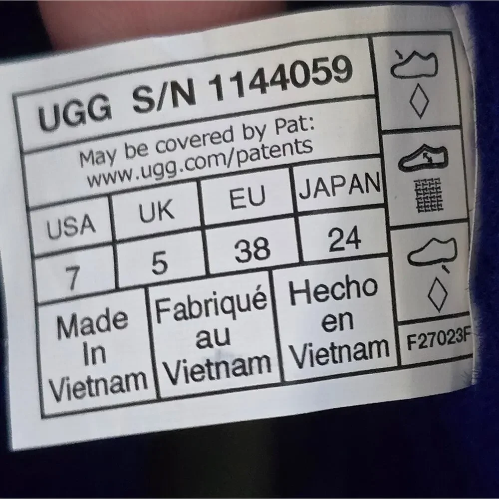 UGG royal blue